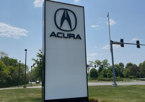 Front signage for McGrath Acura of Libertyville, IL.